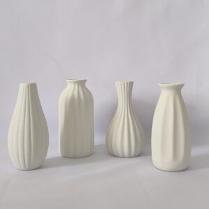 Keramikvasen weiß
