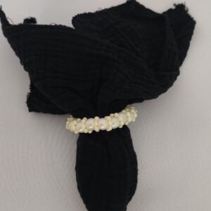 Stoffserviette schwarz